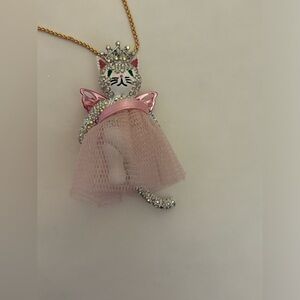 Betsey Johnson Rhinestone Kitty (never worn)